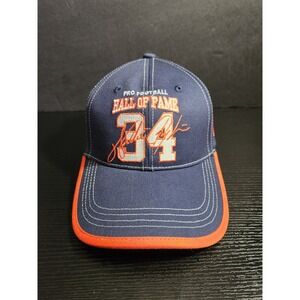 NEW NFL Pro Football Hall of Fame 34 Cap Hat Navy Orange  Payton Chicago Bears